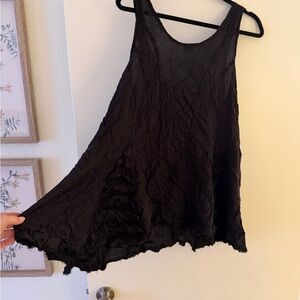 Slip Dress with Ruffle Detail